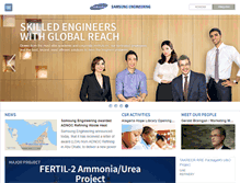 Tablet Screenshot of india.samsungengineering.com